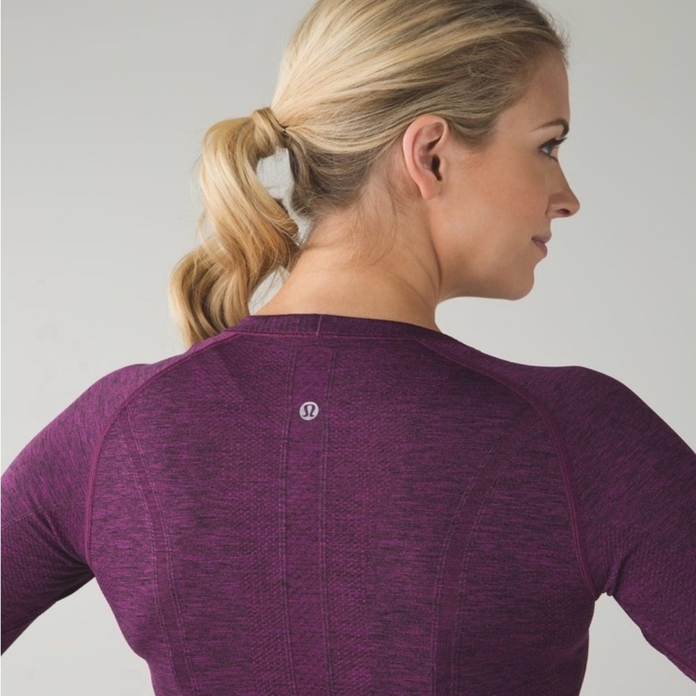 Lululemon Swiftly Tech Long Sleeve- Purple - Picture 3 of 6